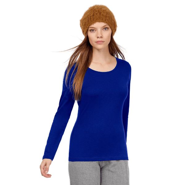 Potlač na Dámske Tričko s Dlhým Rukávom | B&C Inspire