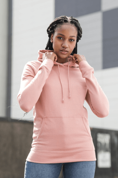 Dámska Mikina s Kapucňou s Vlastnou Potlačou | Just Hoods