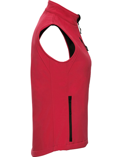 Potlač na Funkčnú Dámsku Vestu Russell Gilet zo Softshellu