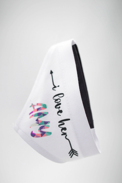 Vlastná potlač na Šatku pre Psa so Suchým Zipsom 38 - 45 cm