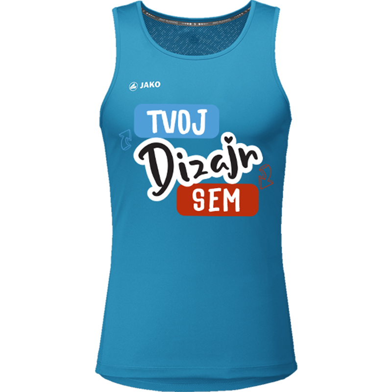 Potlač na Pánske Športové Tielko na Beh JAKO Tanktop RUN 2.0 - puppynator.sk