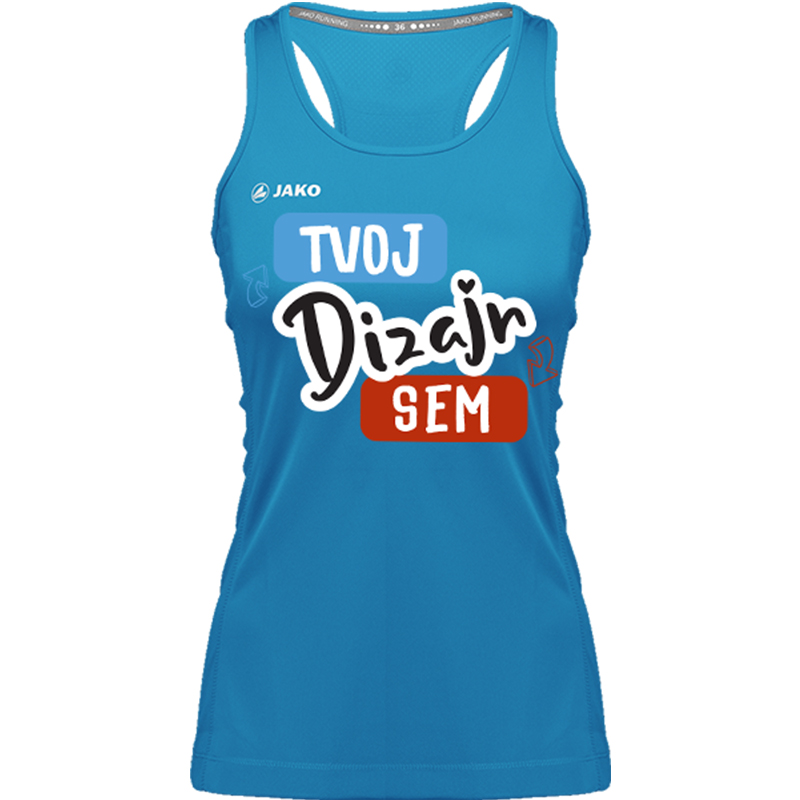 Potlač na Tielko JAKO Tanktop RUN 2.0 Dámske – Beh a Fitness - puppynator.sk