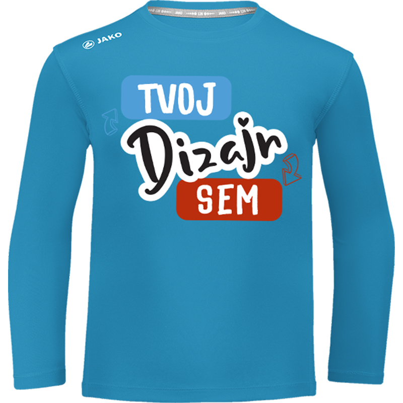 Potlač na JAKO RUN 2.0 Bežecké Tričko pre Deti - Dlhý Rukáv - puppynator.sk
