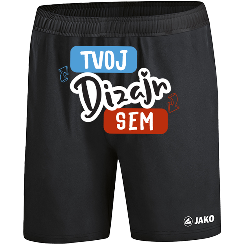 Potlač na JAKO Short RUN 2.0 Krátke Bežecké Pánske Kraťasy - puppynator.sk