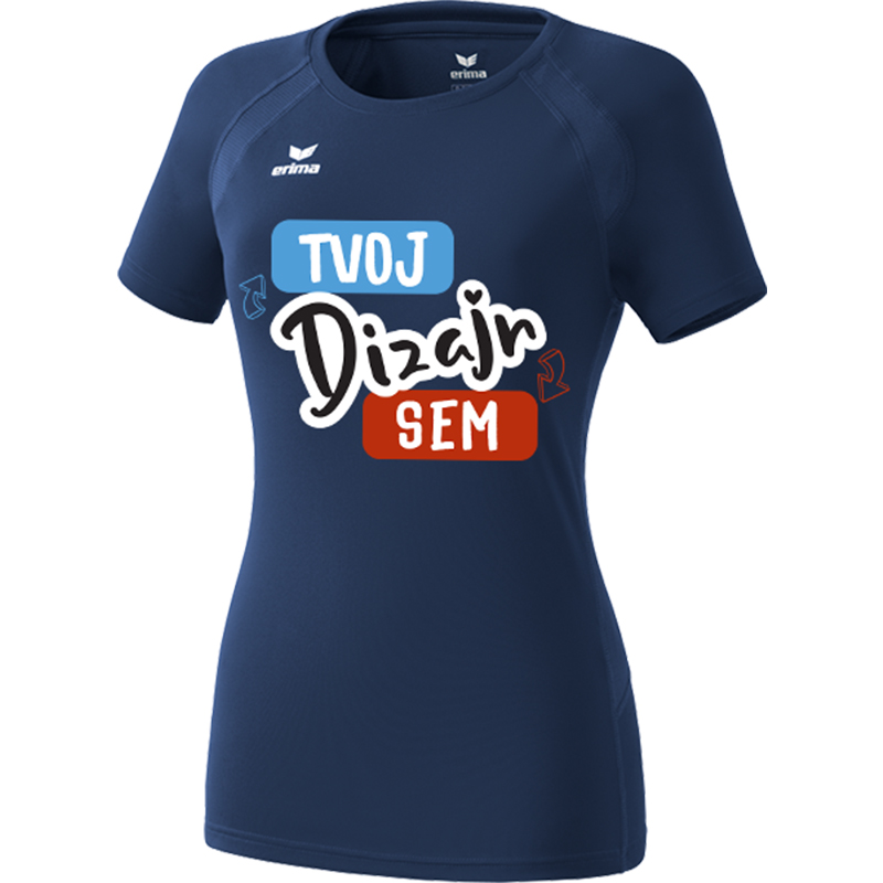Potlač na Tréningové Dámske Tričko ERIMA Performance - puppynator.sk