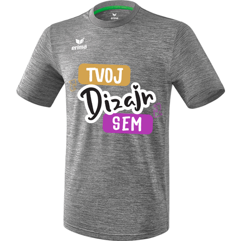 Potlač na Unisex Erima Tričko s Krátkym Rukávom na Šport - puppynator.sk