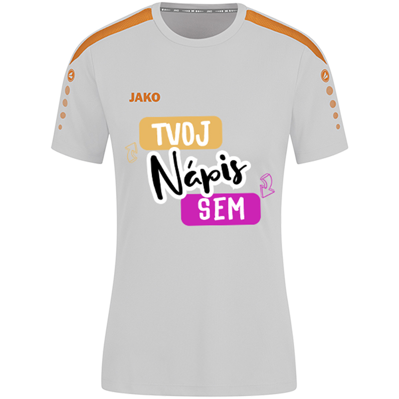 Vyskúšaj Potlač na JAKO Dámsky Dres s Krátkym Rukávom - puppynator.sk