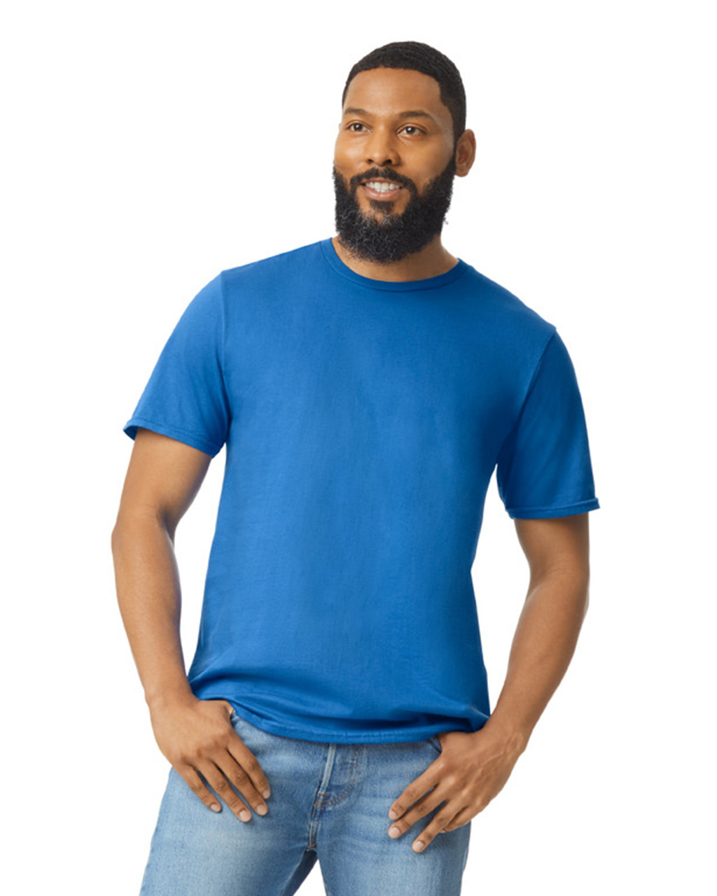 Potlač na Bavlnené Pánske Tričko zn. Gildan Okrúhly Výstrih