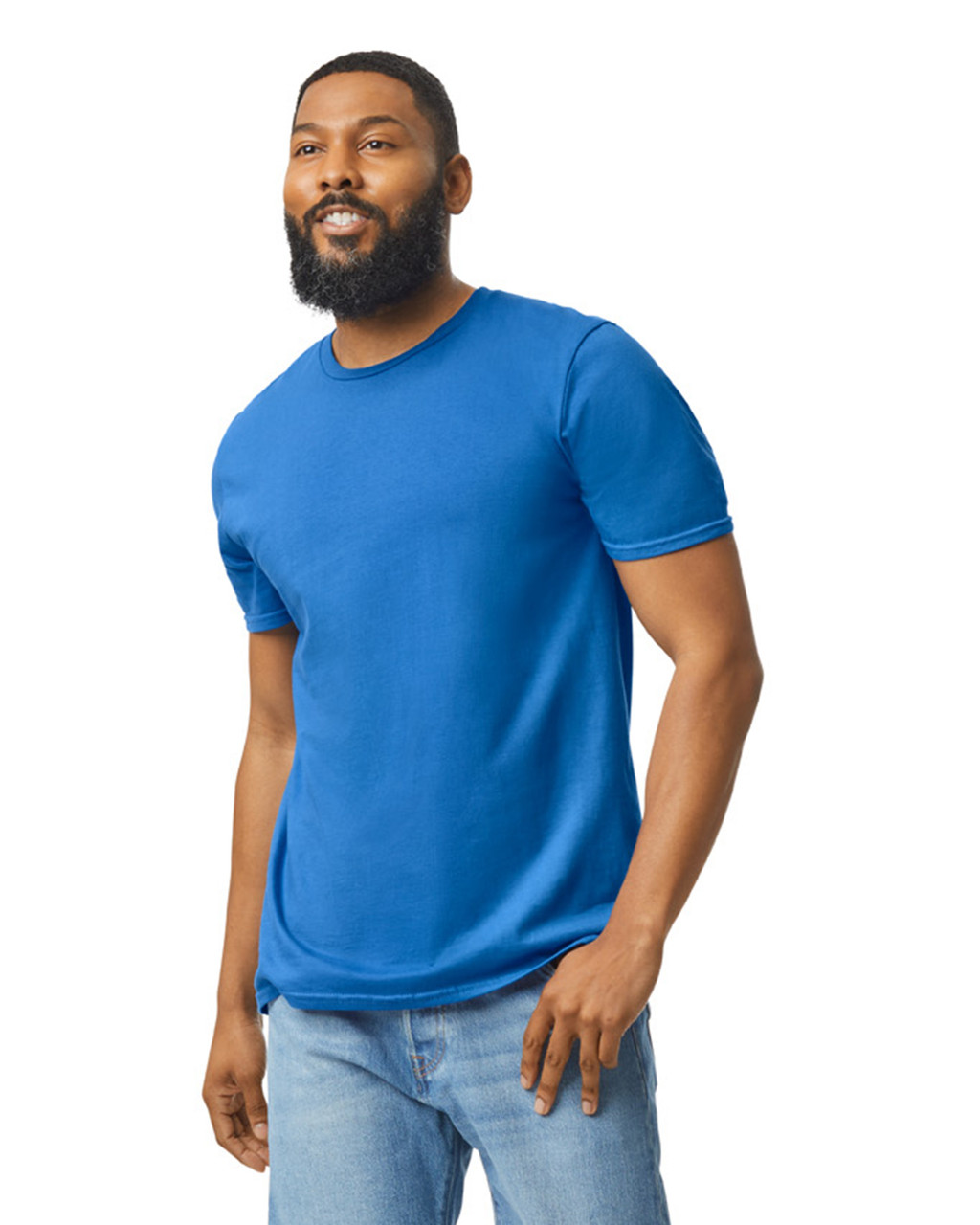 Potlač na Bavlnené Pánske Tričko zn. Gildan Okrúhly Výstrih