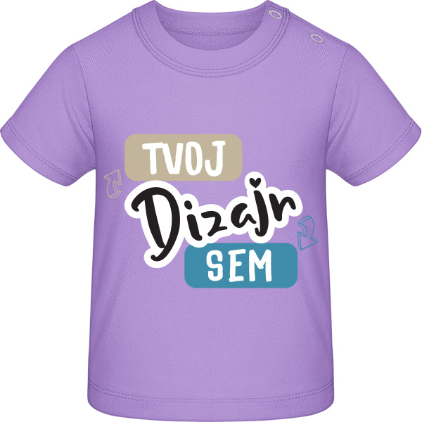 Baby Tričko s Vlastnou Potlačou Vytvoríš online - puppynator.sk