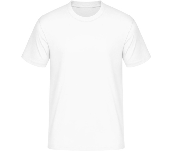 Akciové B&C #E150 Pánske Tričko Biele