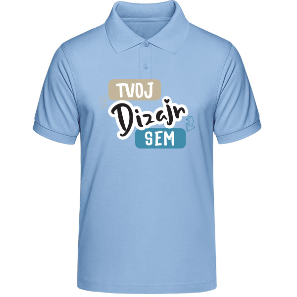 Polokošela s Vlastnou Potlačou pre pánov s logom či nápisom