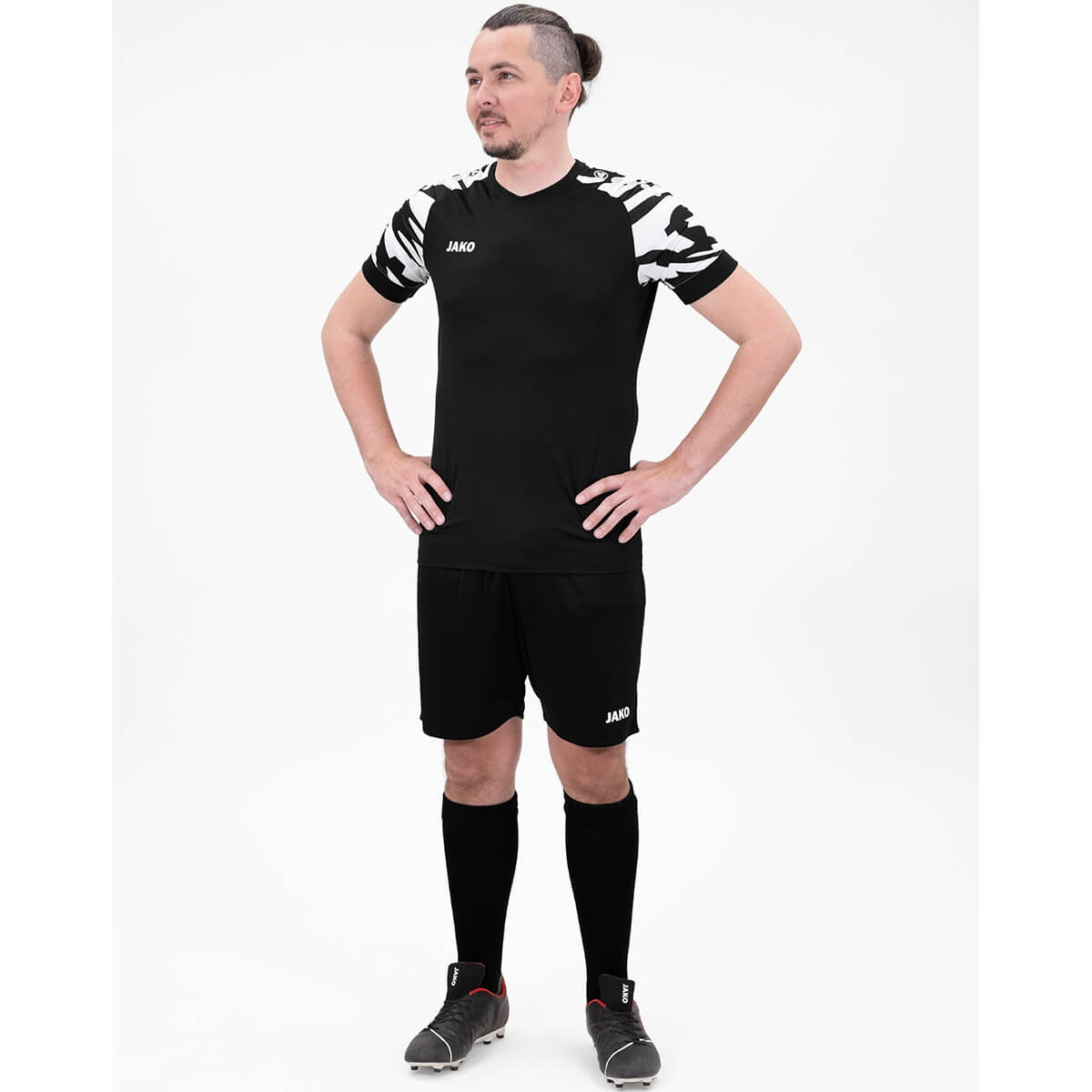 Flexibilná Potlač na Pánske Kátke Tričko JAKO Wild KA