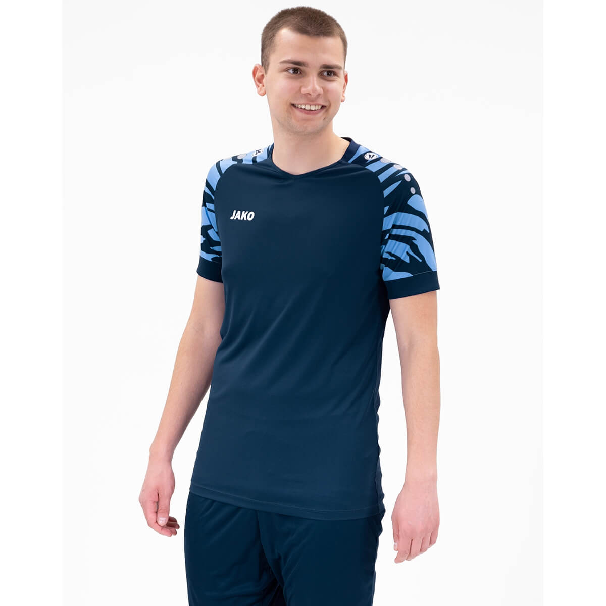 Flexibilná Potlač na Pánske Kátke Tričko JAKO Wild KA