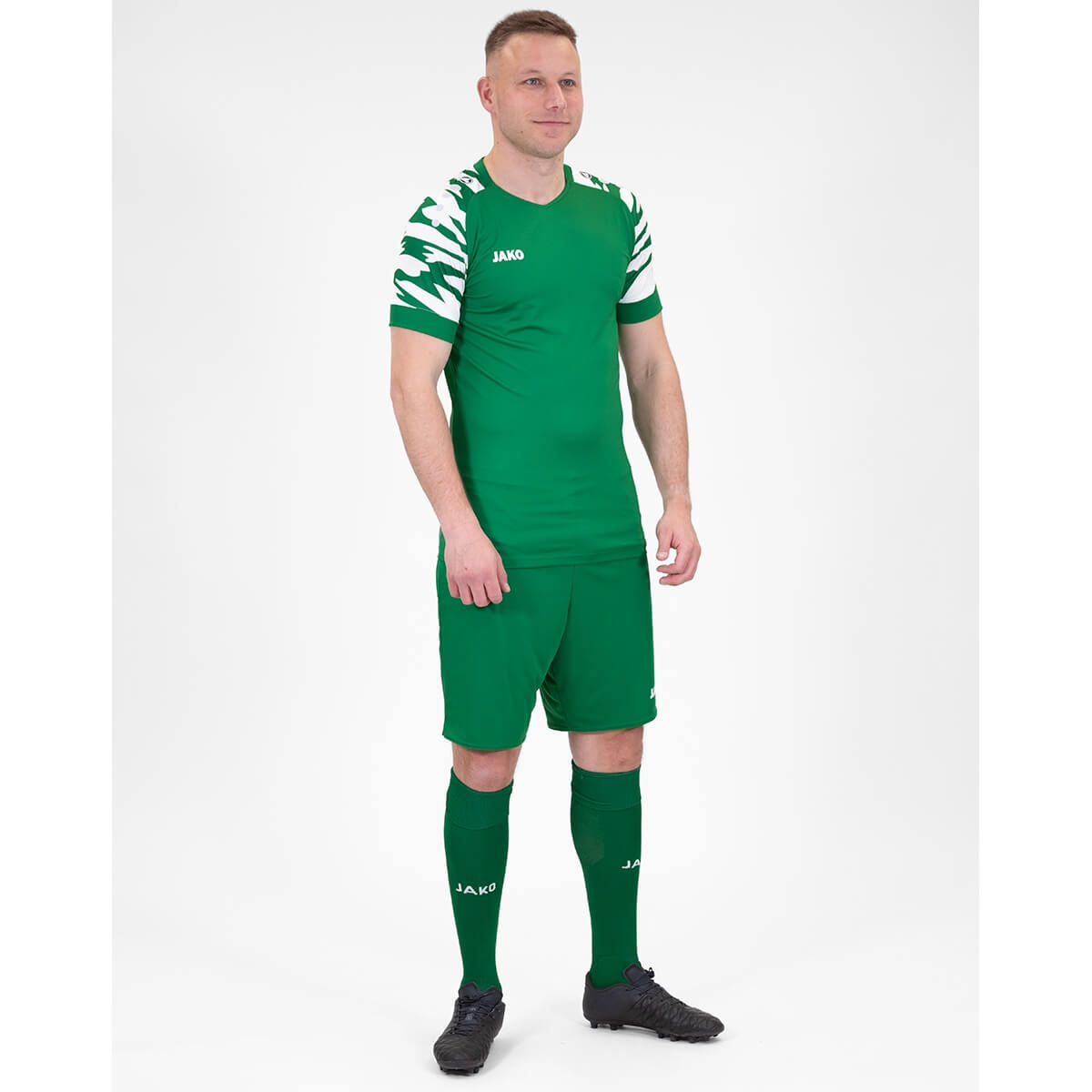 Flexibilná Potlač na Pánske Kátke Tričko JAKO Wild KA