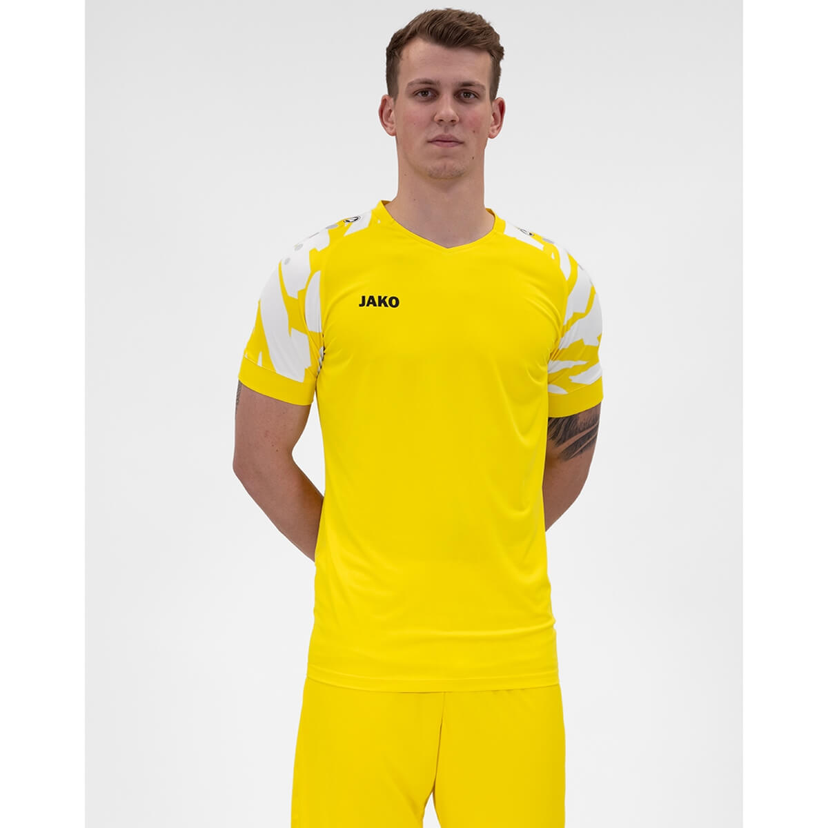 Flexibilná Potlač na Pánske Kátke Tričko JAKO Wild KA