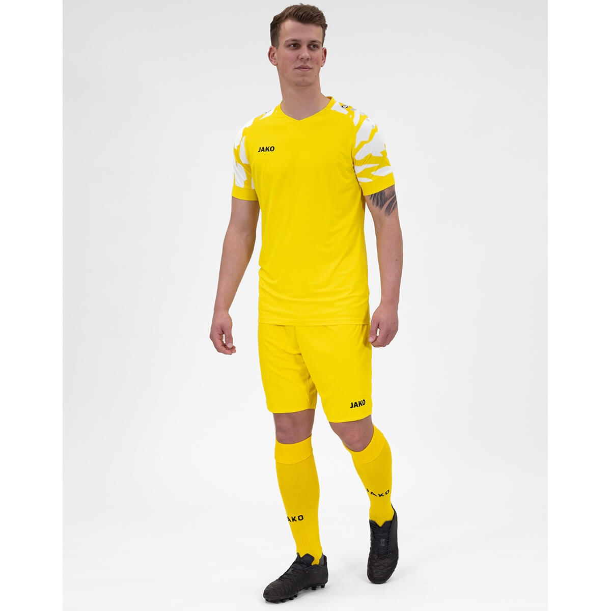 Flexibilná Potlač na Pánske Kátke Tričko JAKO Wild KA