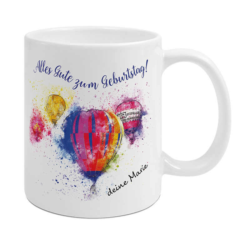 Potlač bielych hrnčekov 