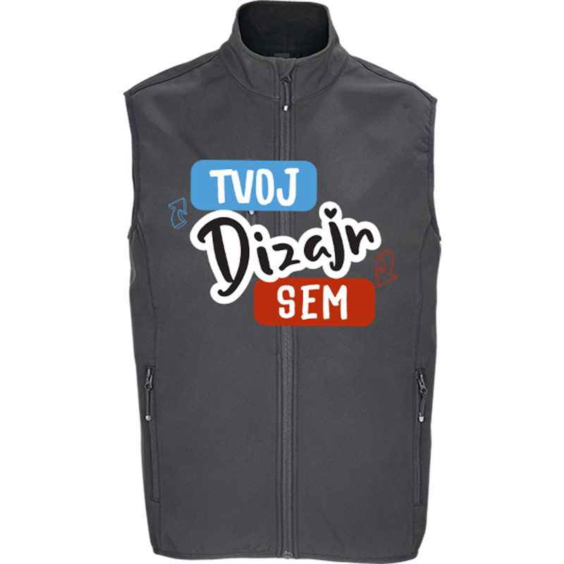 Potlač na Pánsku Sol's Vestu z Recyklovaného Polyesteru - puppynator.sk