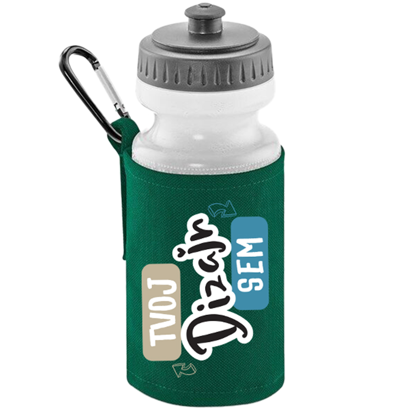 Potlač na Fľašku na Bicykel s Uzatvárateľným Vrchnákom - puppynator.sk