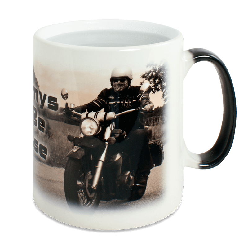 Potlač na hrnček meniaci farbu