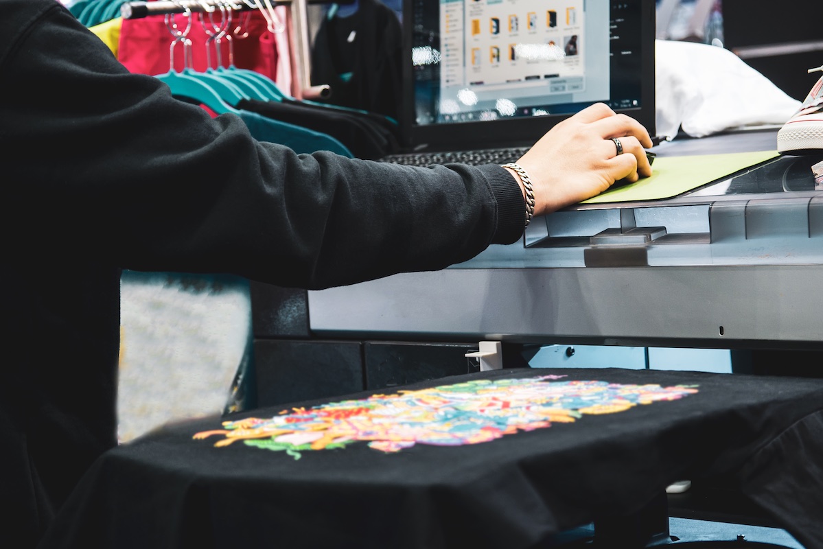 Aký je proces samotnej výroby DTG potlače ? 