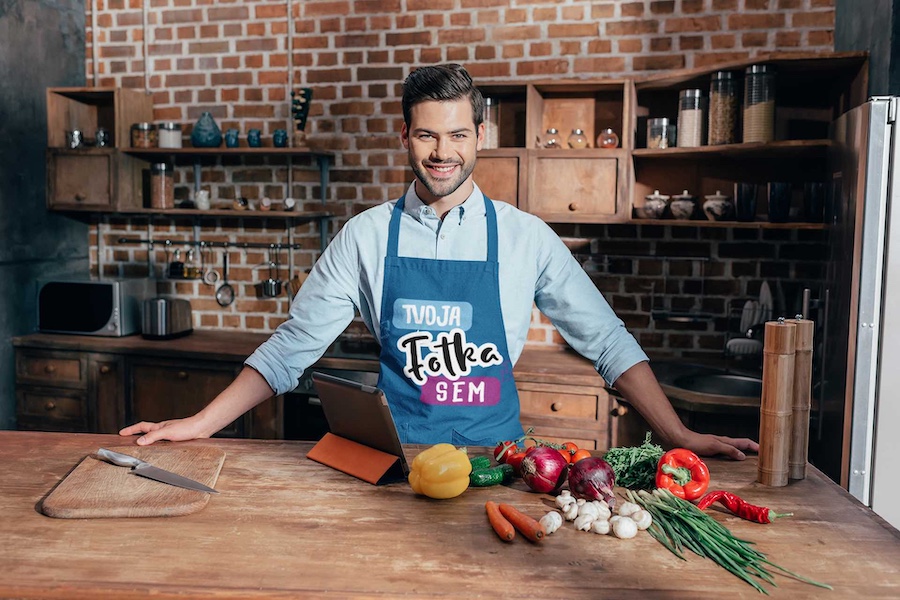 Fotodarček pre chlapa a zástera s fotkou na puppynator.sk