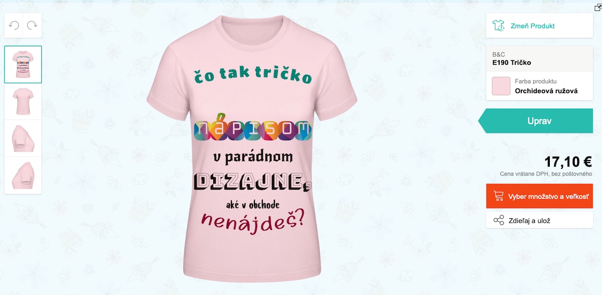 Rôzne fonty a grafické fonty a úprava textu na tričko