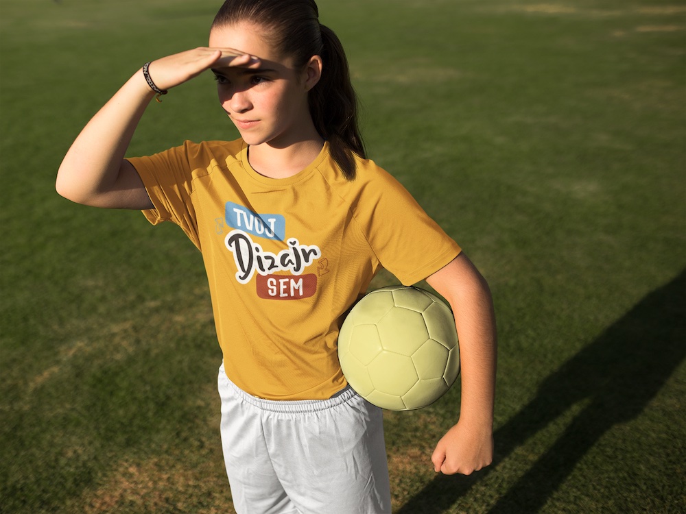 Potlač si Detské športové tričko na puppynator.sk