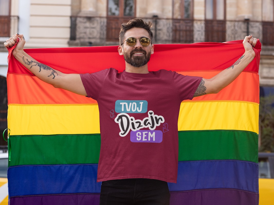 Dúhové fototričko - puppynator.sk