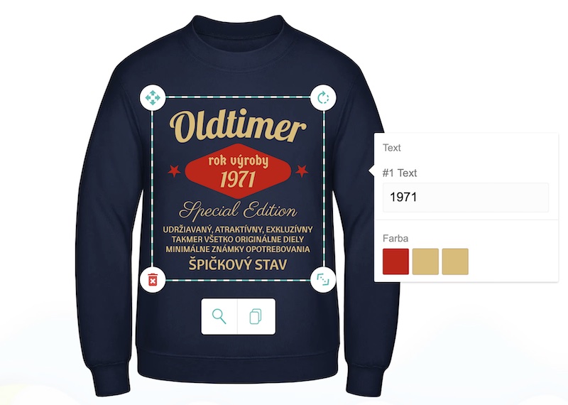 Mikina - darček s vlastnou potlačou - puppynator.sk