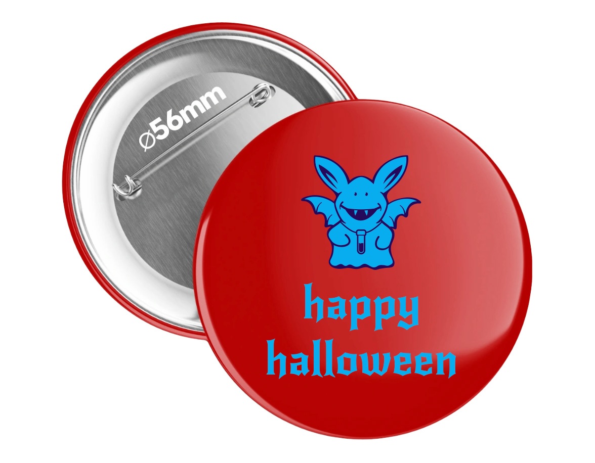 Potlač na odznaky s témou Halloween - puppynator.sk
