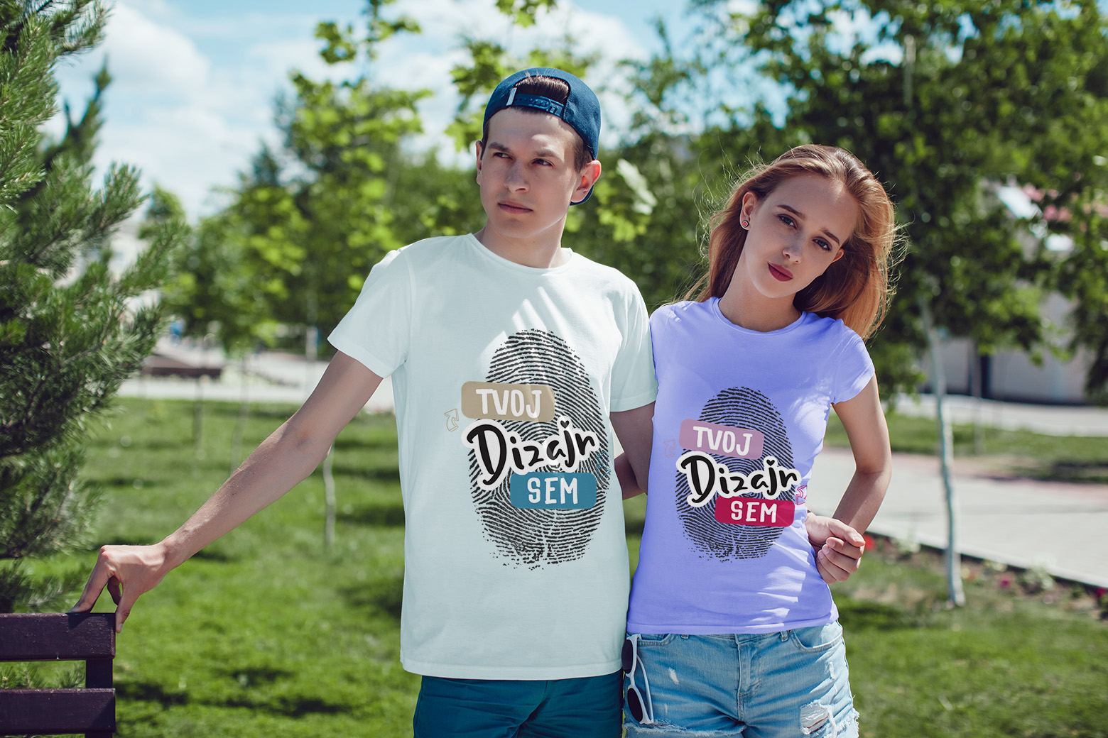 Potlač trička pre pár na puppynator.sk