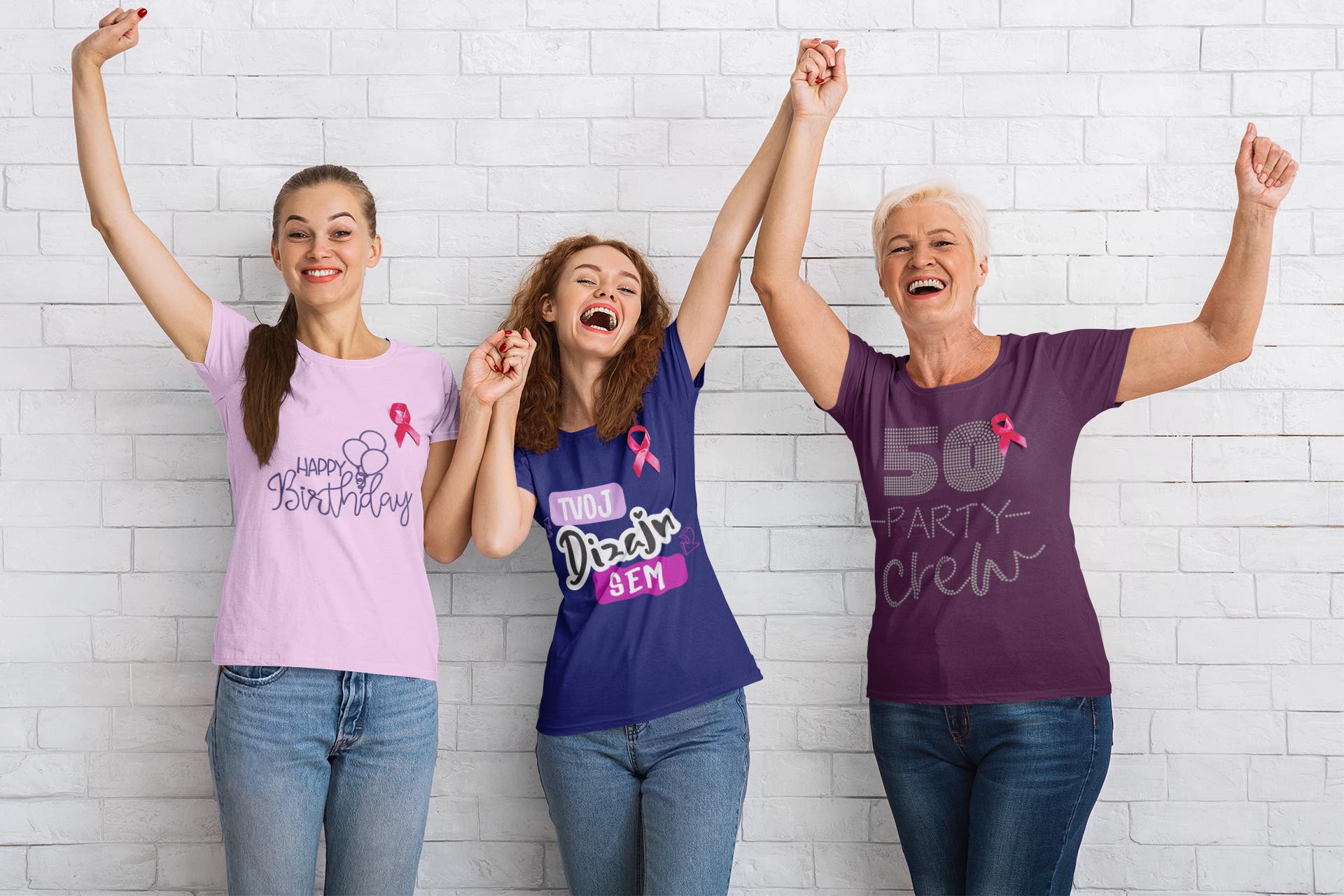 Vytvor si Tričko na oslavu 50-ky - puppynator.sk