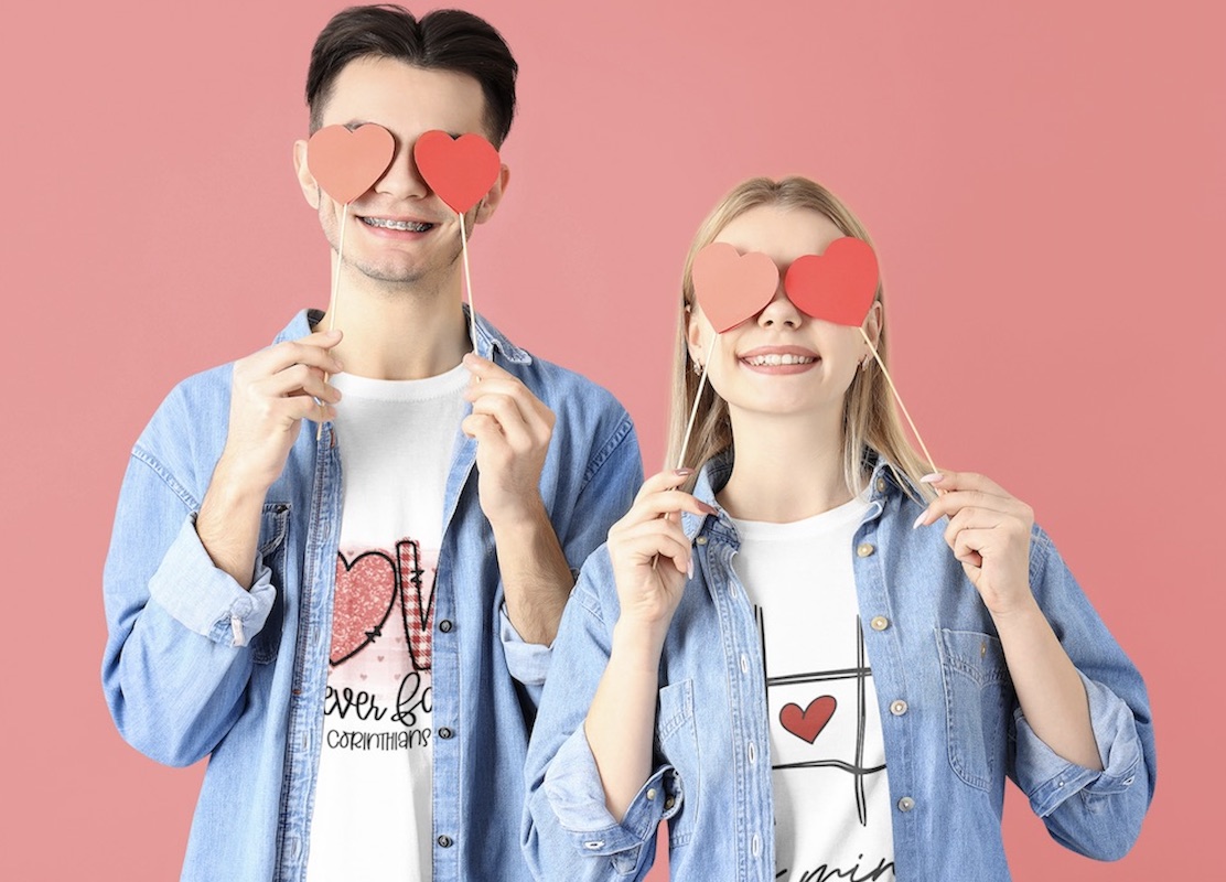 Tričká s dizajnom Valentín - puppynator.sk