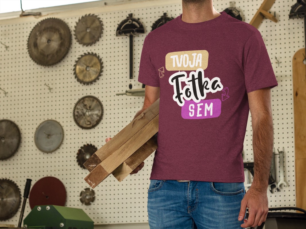 Tričko pre domácich majstrov s vlastnou fotkou - puppynator.sk