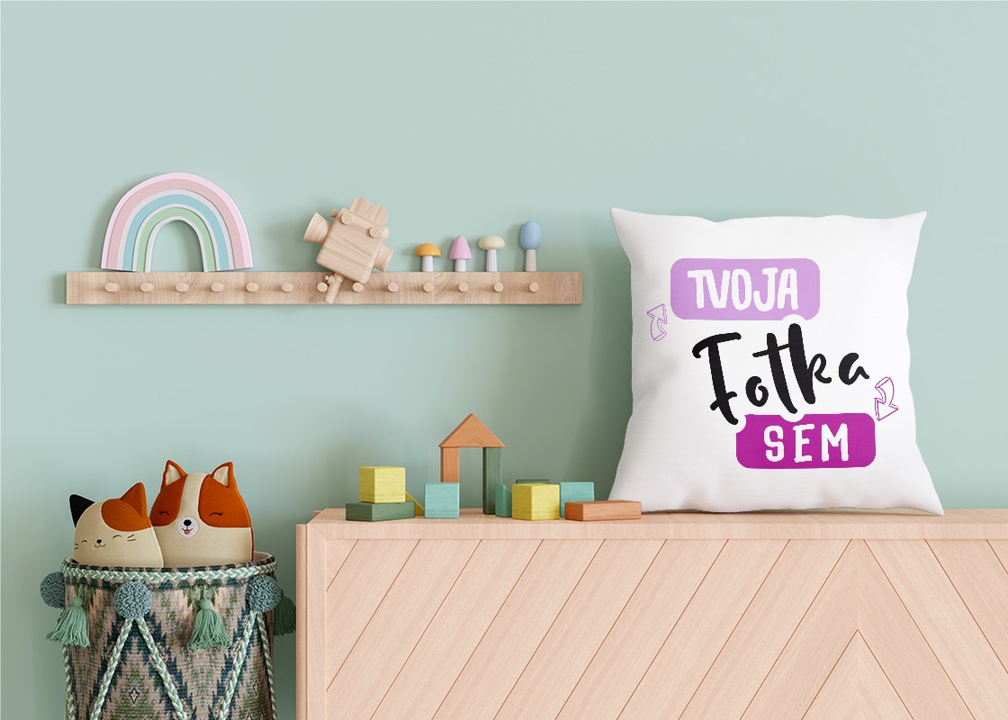 Vankúš s fotkou obľúbeného herca - puppynator.sk