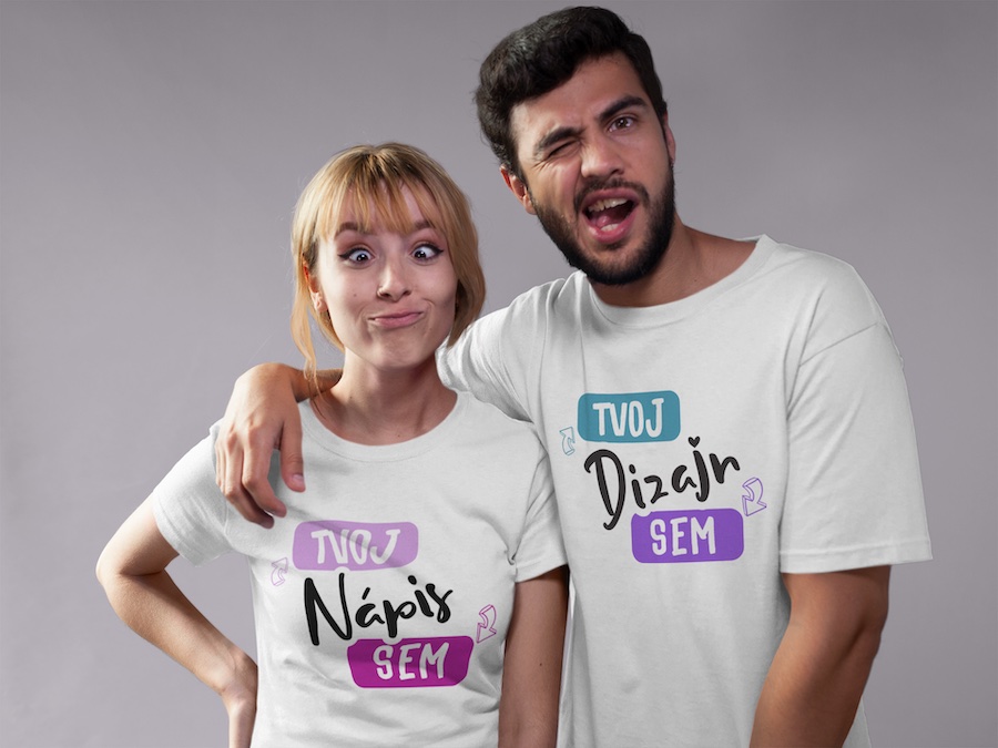 Vtipné tričko pre páry