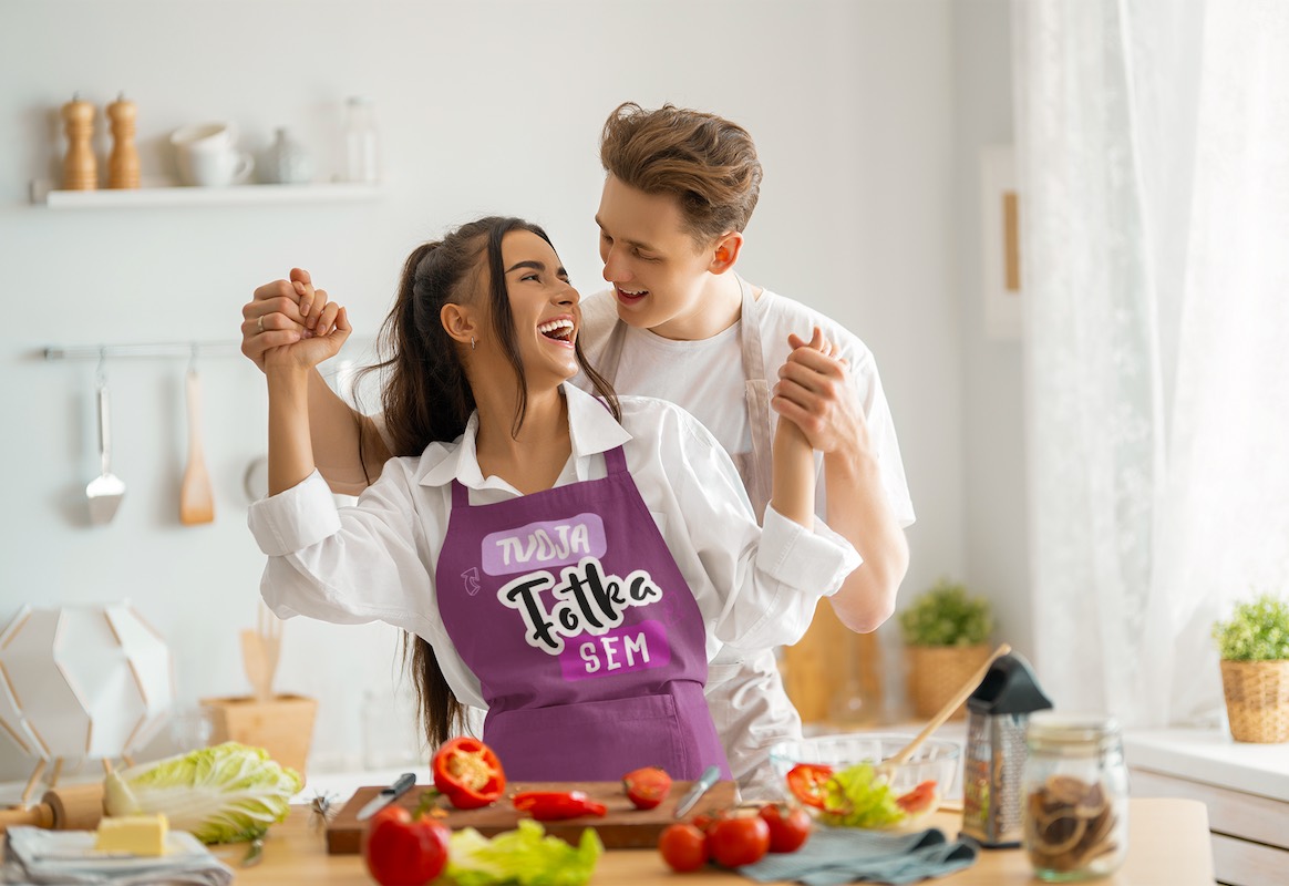 Zástera pre gazdinkú s fotkou či nápisom