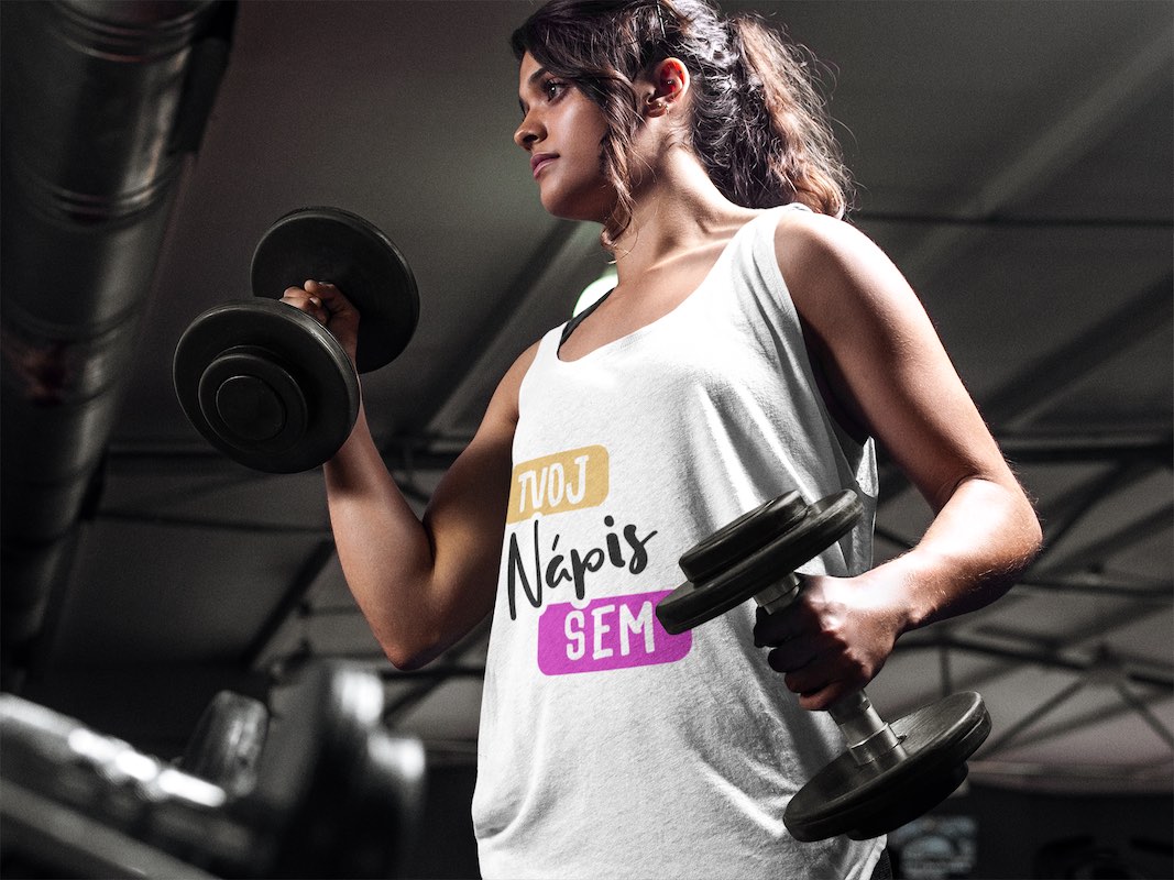 Dámske športové tričká s potlačou - puppynator.sk