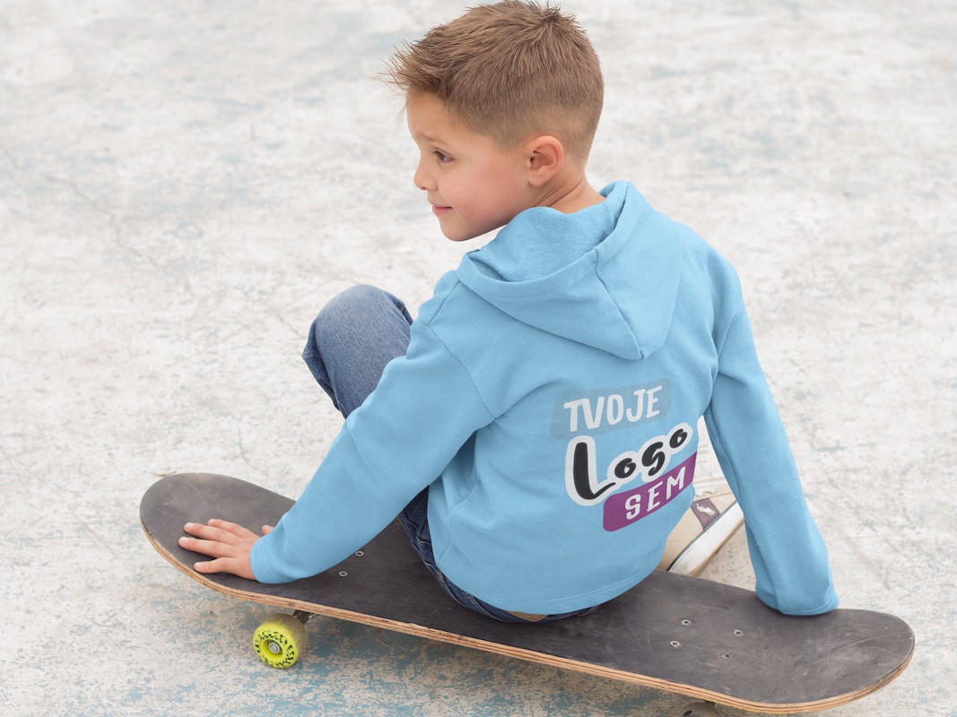 Detská mikina s potlačou na šport - puppynator.sk