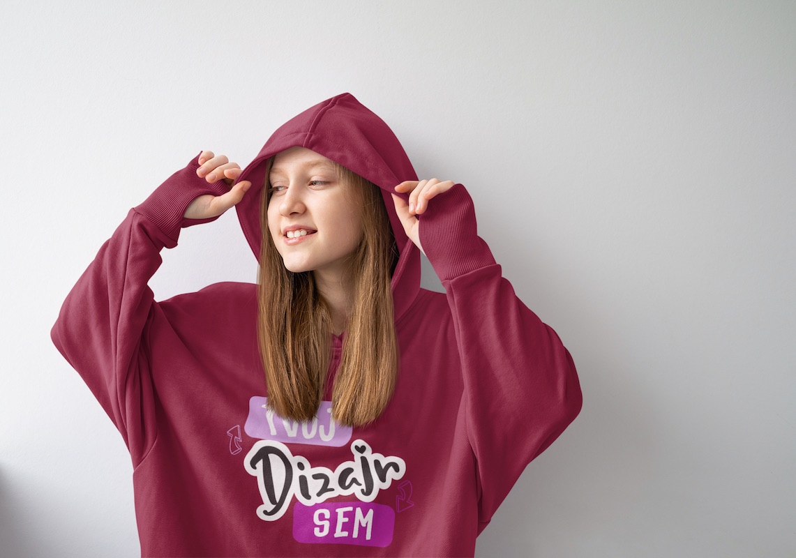 Detská mikina s vlastnou potlačou - puppynator.sk