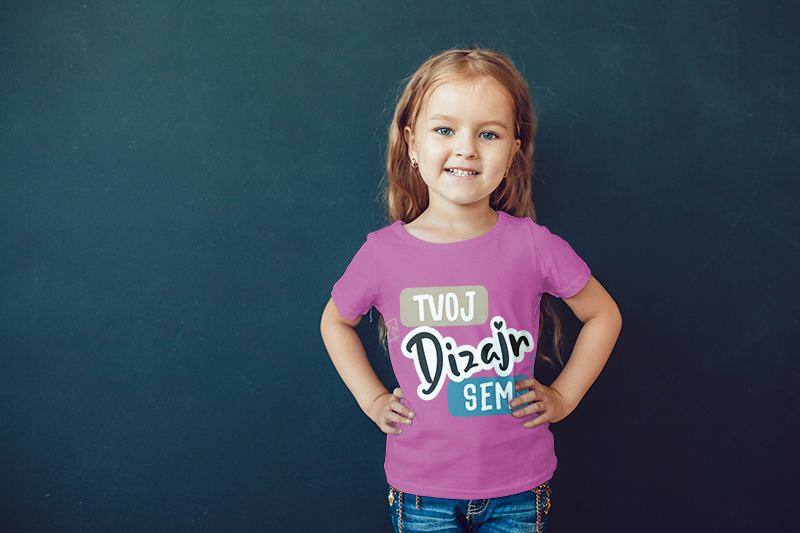 Vlastná potlač na Detské tričká a oblečenie s nápisom, fotkou. - puppynator.sk