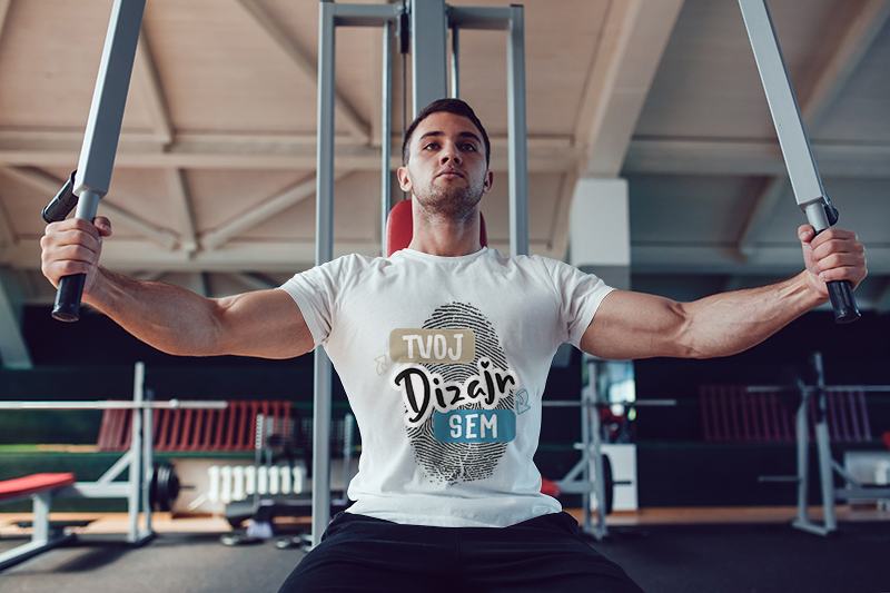 Pánske tričká na šport vlastná potlač - puppynator.sk