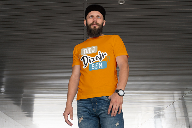 Pánske casual tričká s vlastnou potlačou - puppynator.sk