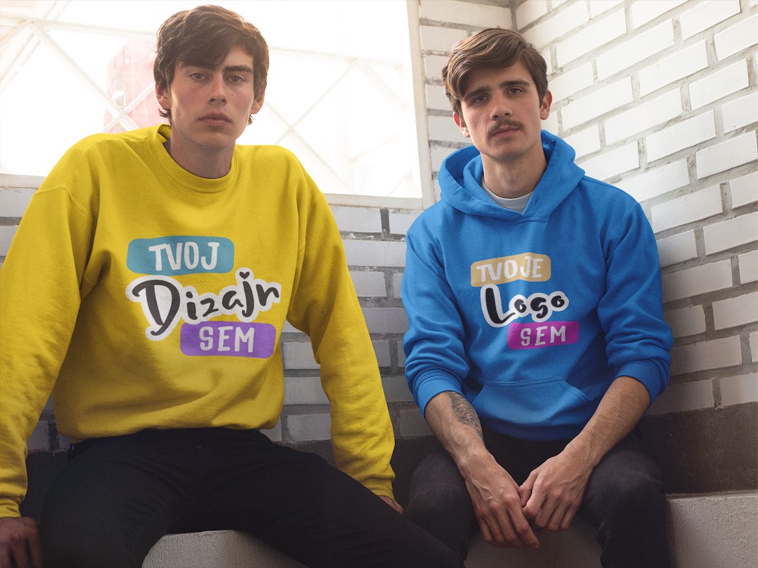 Potlač na Mikinu na zips puppynator.sk