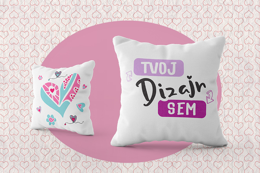 Vankúše s menom, potlač nápisu na vankúš na puppynator.sk