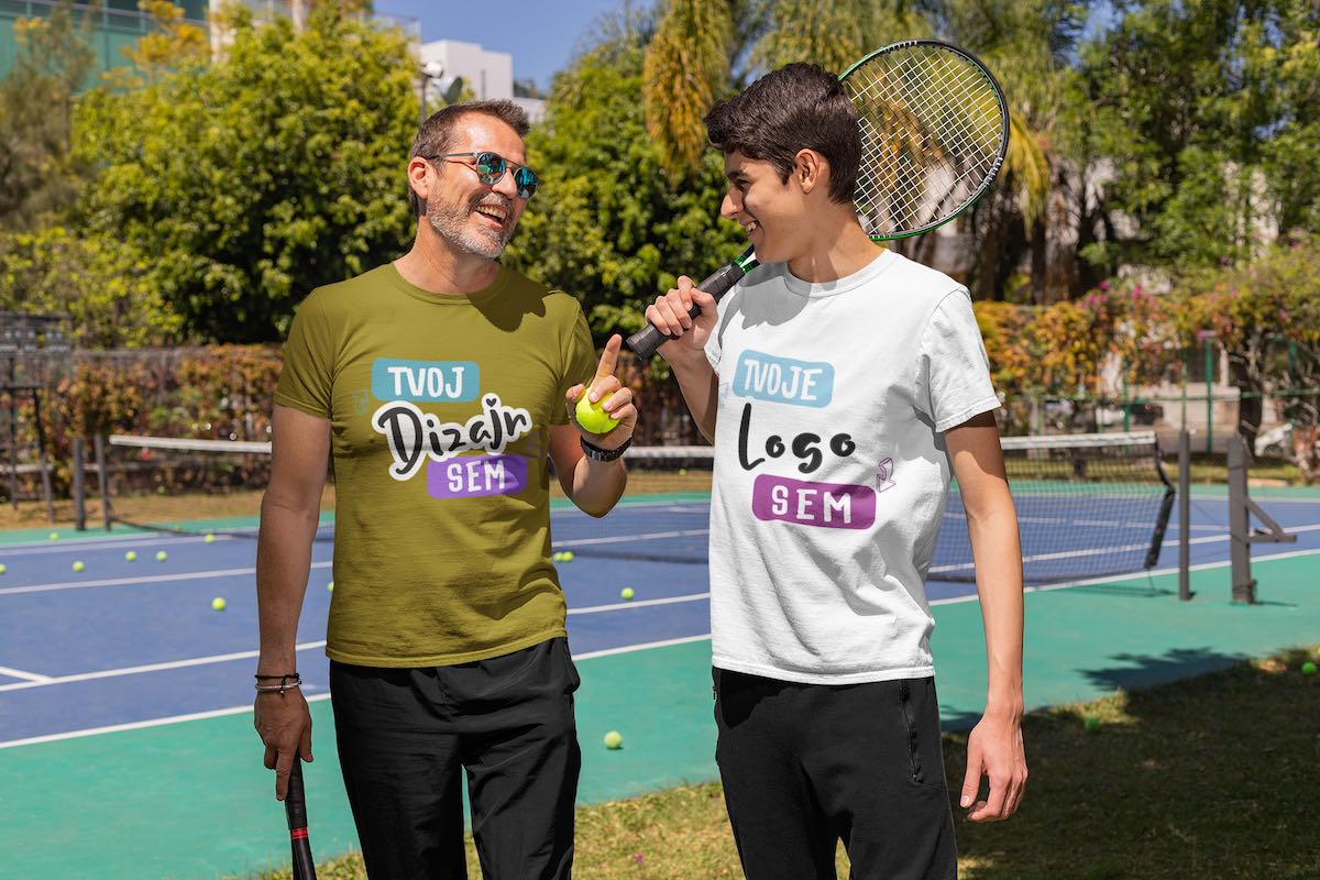 Potlač pánske športové tričko - puppynator.sk