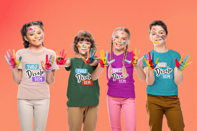 Potlač na Detské tričko na krúžky a šport - puppynator.sk