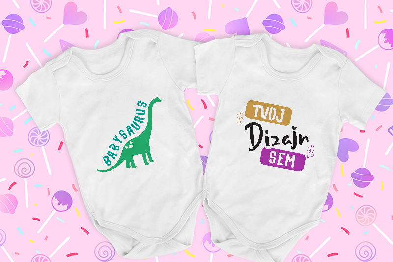 Baby body s potlačou pre dvojičky - puppynator.sk